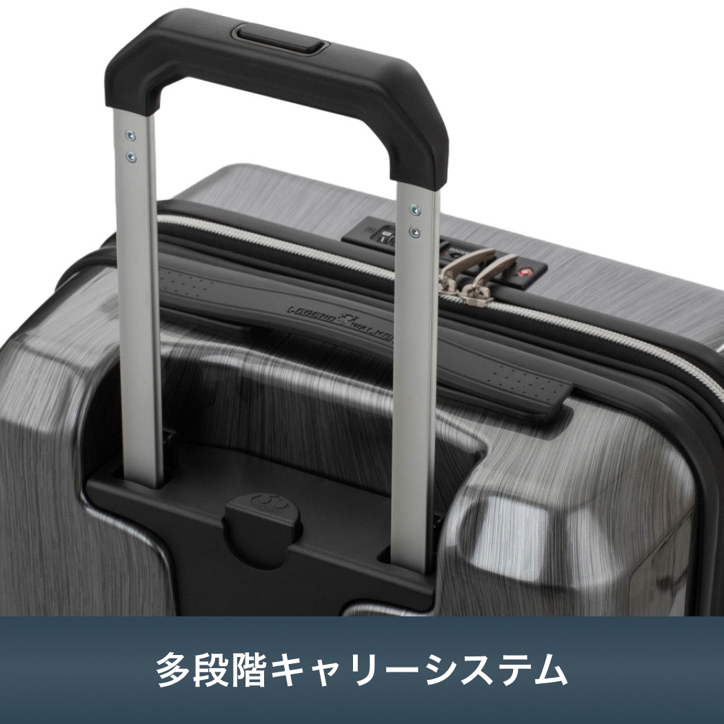 アウトレット スーツケース ファスナータイプ 軽量 容量拡張 キャスターストッパー Sサイズ レジェンドウォーカー 1〜3泊 6721-47 A-BEAUTE 送料無料｜marienamaki｜09