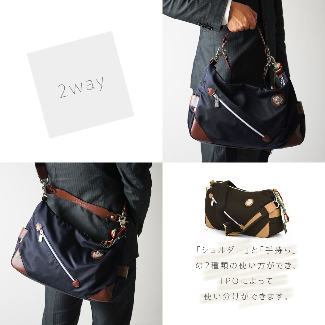 Orobianco ショルダーバッグ 肩掛け メンズ ブリーフケース