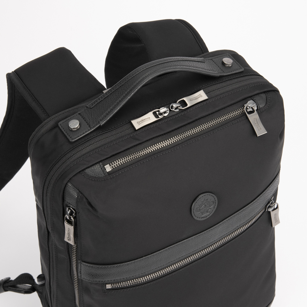 【無料ラッピング】オロビアンコ orobianco リュックサック メンズ レザー 牛革 リサイクルナイロン 正規品 orobianco-92967 SOLO PER TE ソロペルテ 送料無料