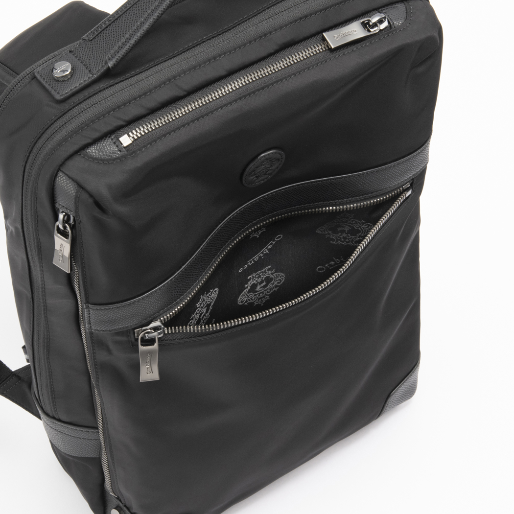 【無料ラッピング】オロビアンコ orobianco リュックサック メンズ レザー 牛革 リサイクルナイロン 正規品 orobianco-92967 SOLO PER TE ソロペルテ 送料無料