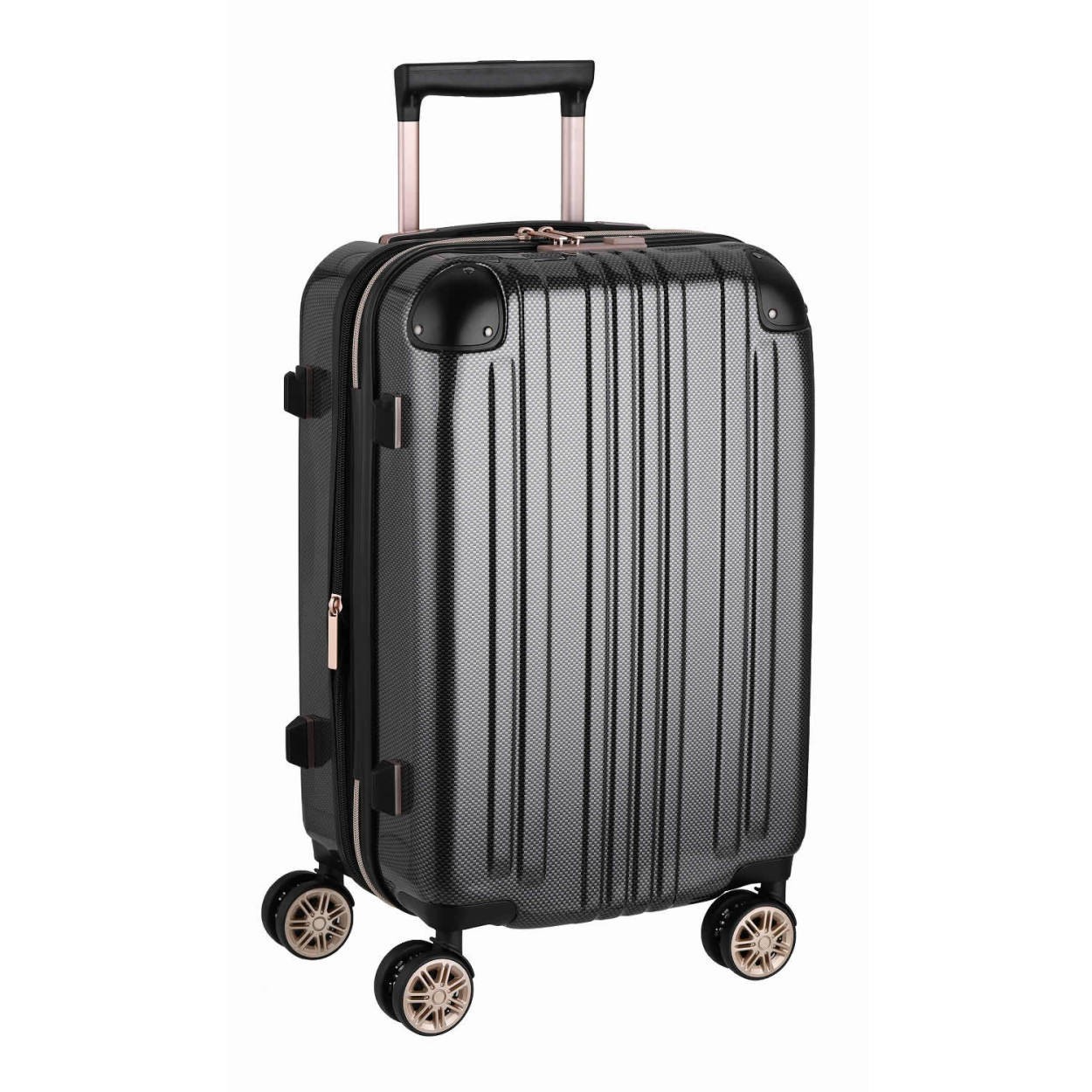 アウトレット スーツケース キャリーケース キャリーバッグ トランク 小型 軽量 Sサイズ おしゃれ 静音 ハード ファスナー 拡張 B-5122-55｜marienamaki｜02