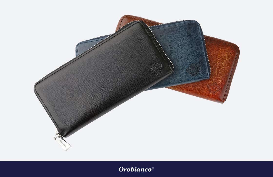 orobianco オロビアンコ ラウンドファスナー長財布 パティナ キップ