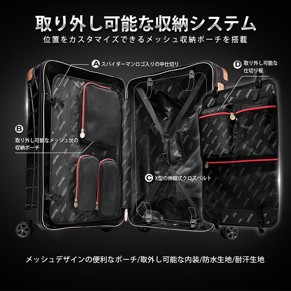 Disney アウトレット スパイダーマン スーツケース マーベル Disney アウトレット スパイダーマン スーツケース マーベル