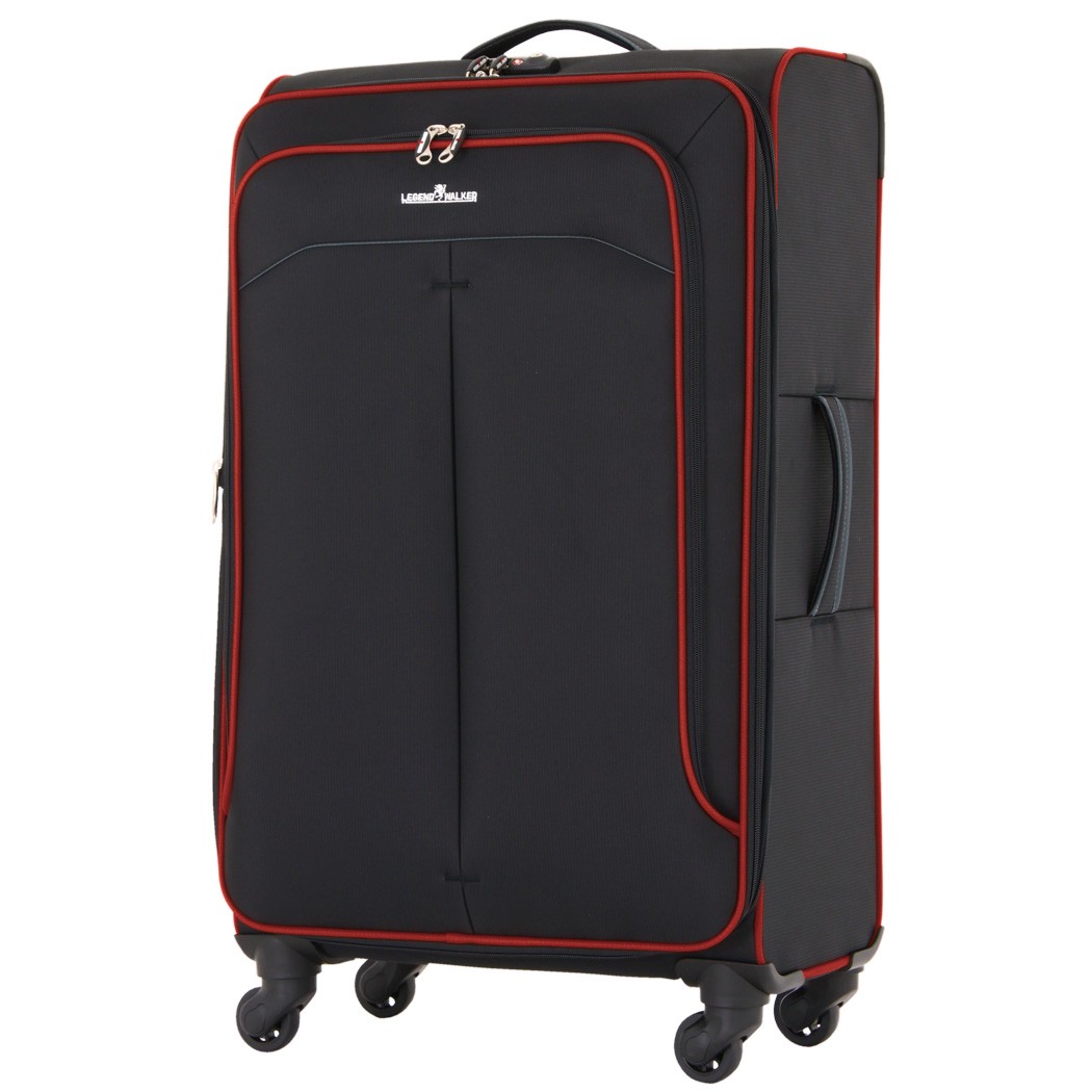 ファスナー 人気 ソフトスーツケース ソフトキャリー 旅行用品 大型 軽量 LＬサイズ キャリーバッグ ＴＳＡロック B-4003-75