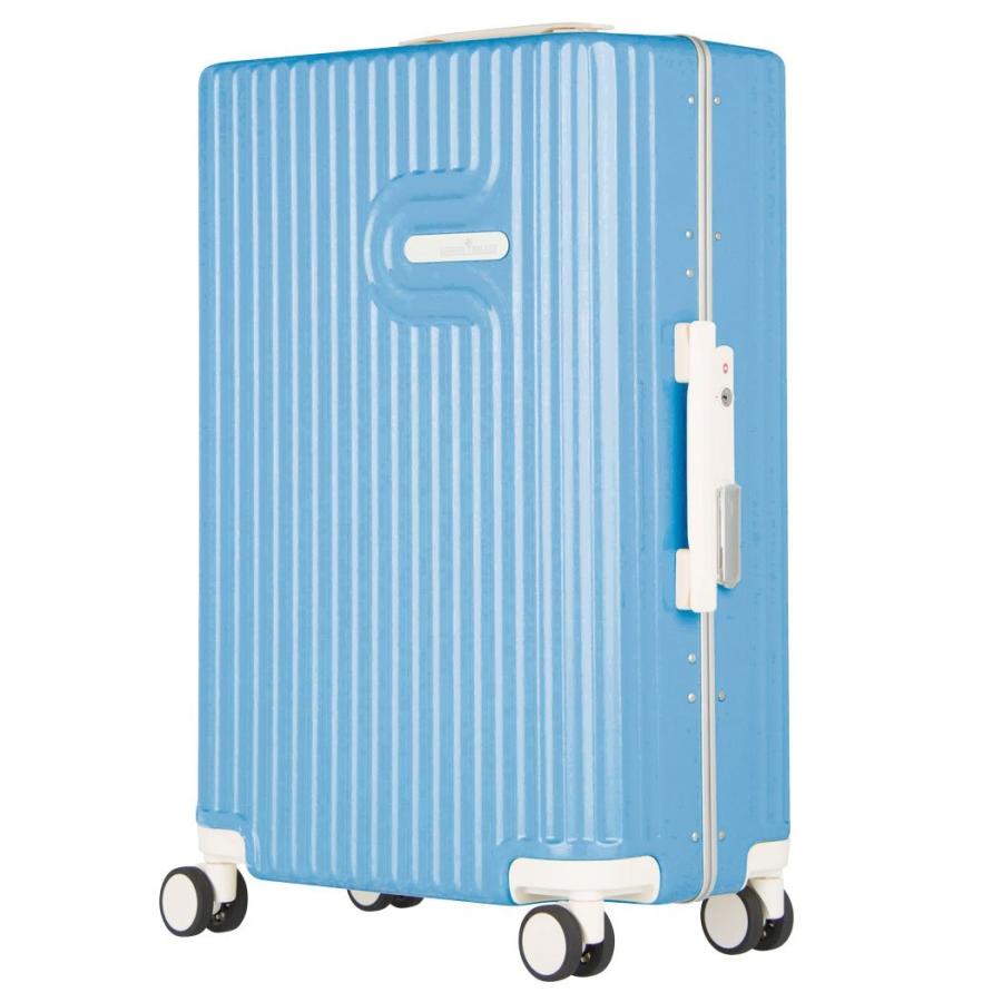 スーツケース キャリーケース キャリーバッグ トランク 中型 超軽量 Mサイズ おしゃれ 静音 ハード アルミ フレーム レジェンドウォーカー 5105-60 U2414435961