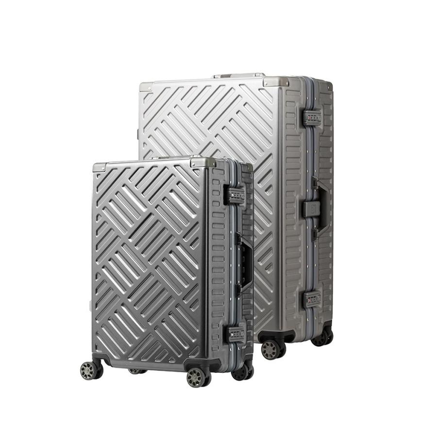 スーツケース キャリーケース キャリーバッグ トランク 中型 超軽量 Mサイズ おしゃれ 静音 ハード アルミ フレーム レジェンドウォーカー  5510-57 :5510-57:スーツケースのマリエナマキ 通販 