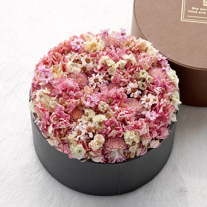 母の日 花 ギフト ドライフラワー ボックス ラウンド S 送別会 退職 プレゼント 誕生日 お花 おしゃれ 母 女性 30代 40代 50代 60代 Dry 14 横浜花まりかフラワーギフト専門店 通販 Yahoo ショッピング