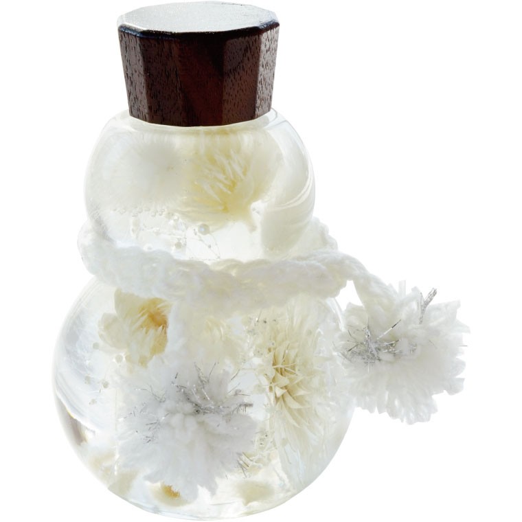 クリスマス 卓上飾り プレゼント ギフト スノーマン ハーバリウム