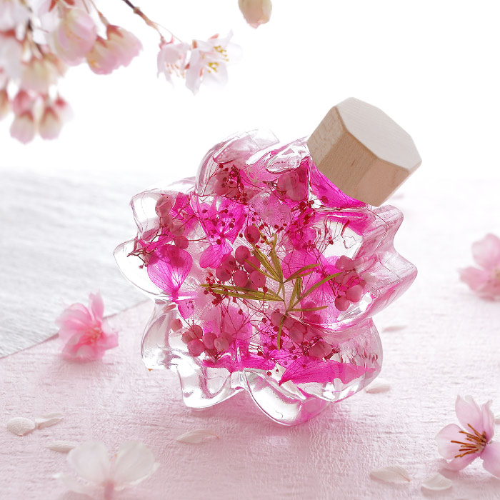 花 ハーバリウム 桜 女性 サクラノカタチ プレゼント ギフト 白寿 百寿 