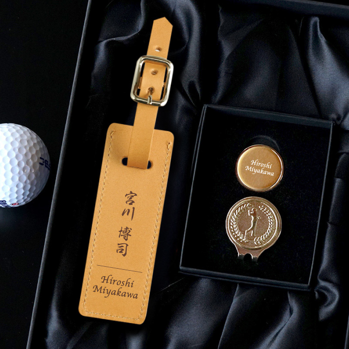 ネームプレート ゴルフ 刻印 名入れ 名前入り プレゼント ギフト