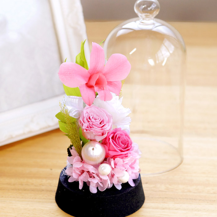 プリザーブドフラワー 仏花 お供え花ドーム お...の詳細画像5