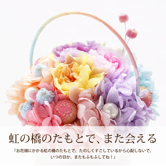 ペット お供え 花 虹の橋 トゥインクル お悔...の詳細画像4