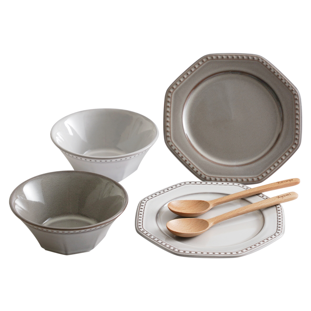 入籍祝い プレゼント 名入れ 名前入り ギフト アンティーク 食器 ペア