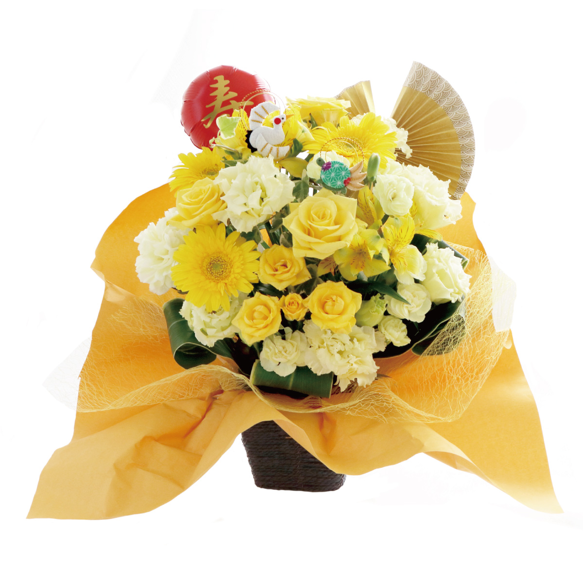 還暦祝い プレゼント 女性 おしゃれ 花 ギフト 長寿祝いの花