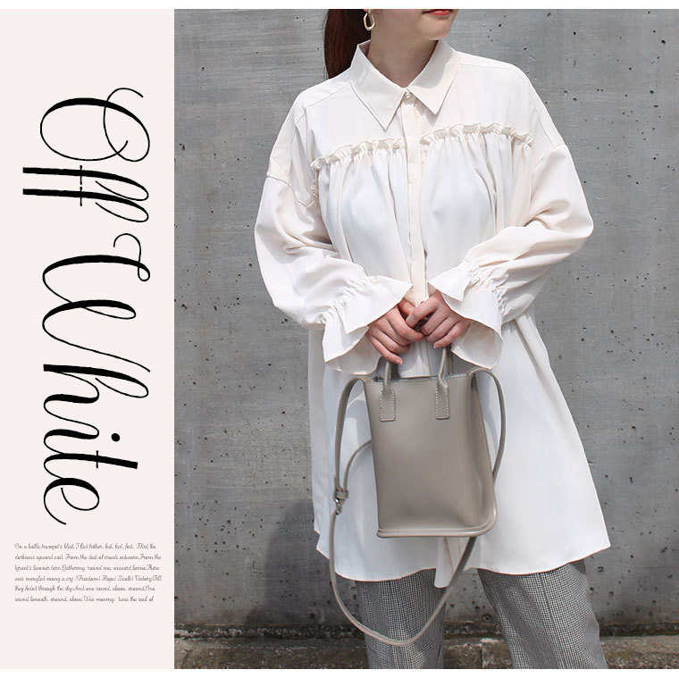 Laveange - 新品 未使用 LAVEANGE 前ボタンブラウス 半袖 LL