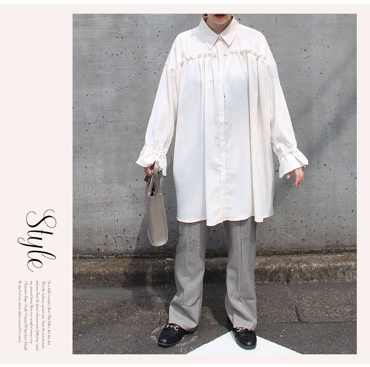 セール】チュールアンサンブルチュニック（Tシャツ/カットソー