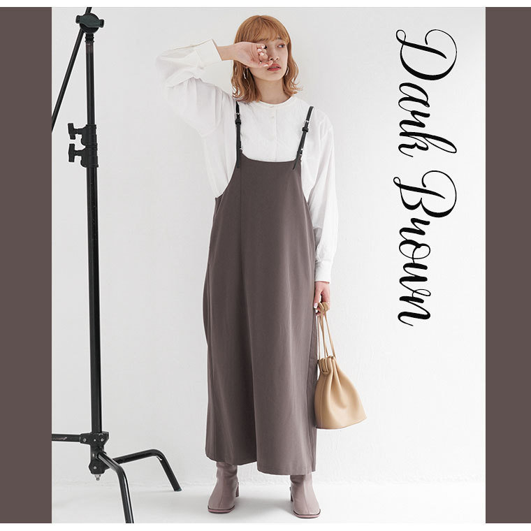 Lautashi ラウタシー◇deer printed dress キャミワンピ