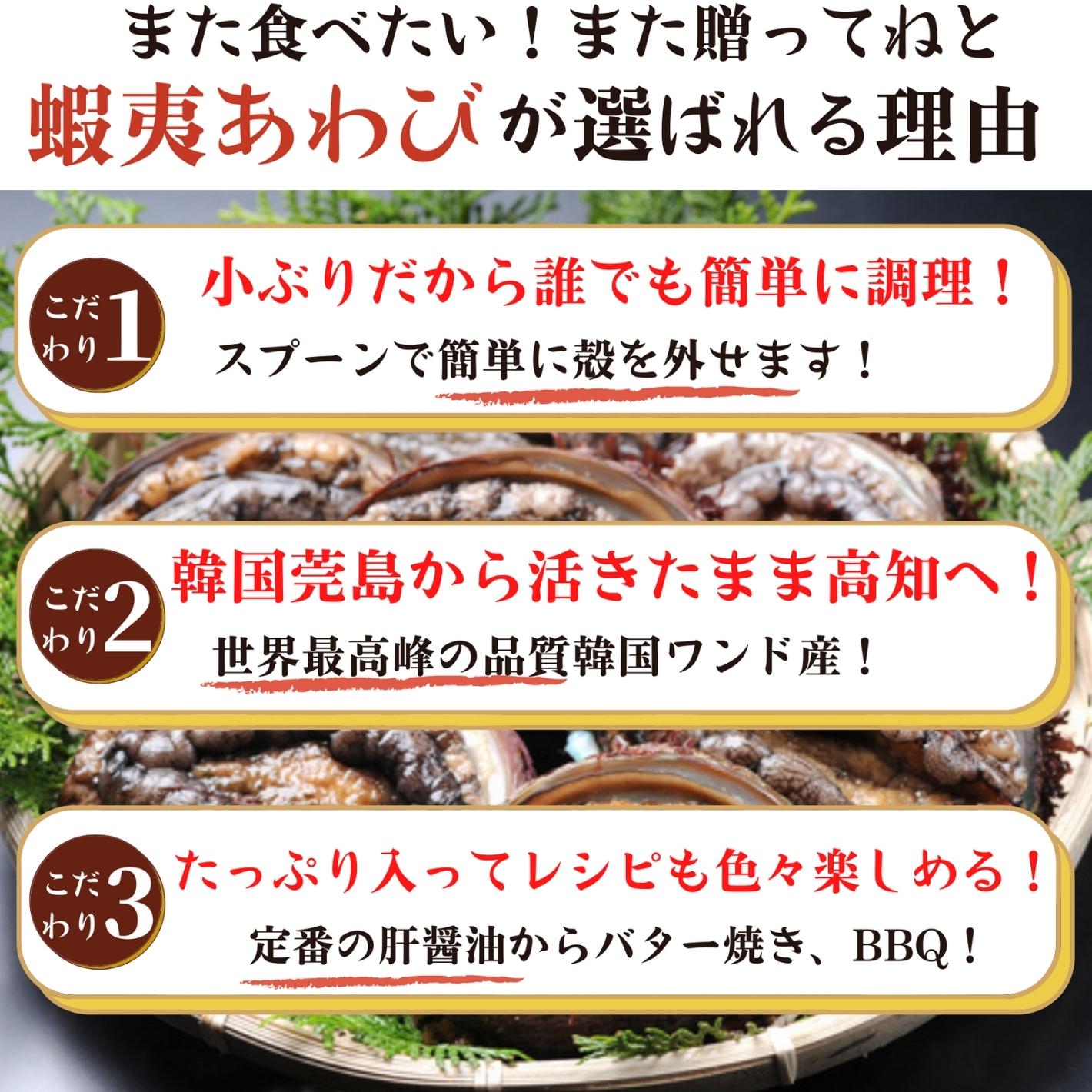 蝦夷アワビが人気の理由