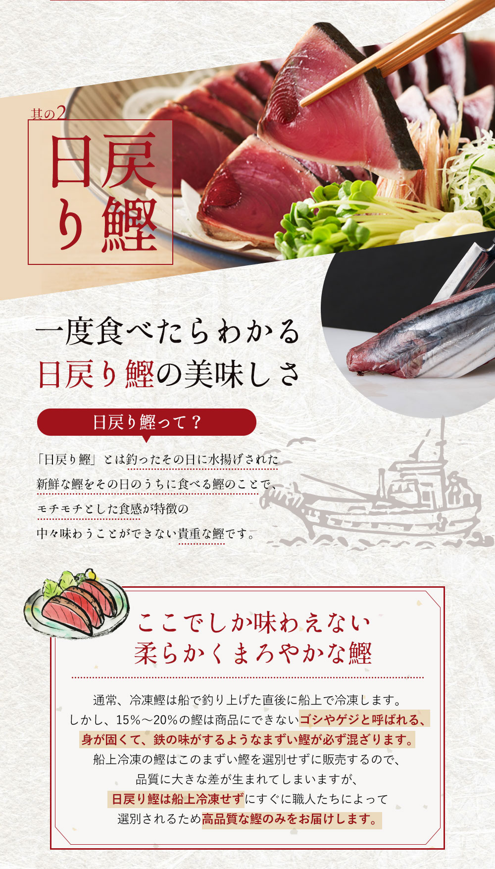 日戻り鰹