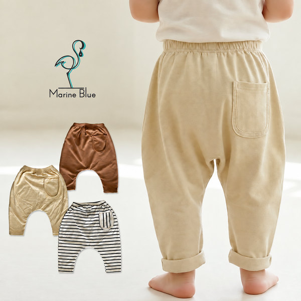ベビーパンツ ボトムス ゆったりパンツ 綿100％ コットン100% 春 赤ちゃん 子供用 0歳 1歳 2歳 3歳 4歳