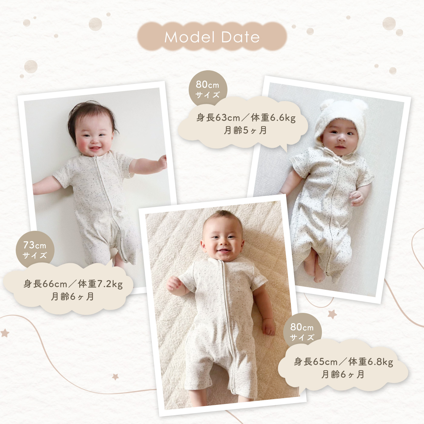 ロンパース 夏 赤ちゃん 新生児 退院着 半袖ロンパース ファスナー