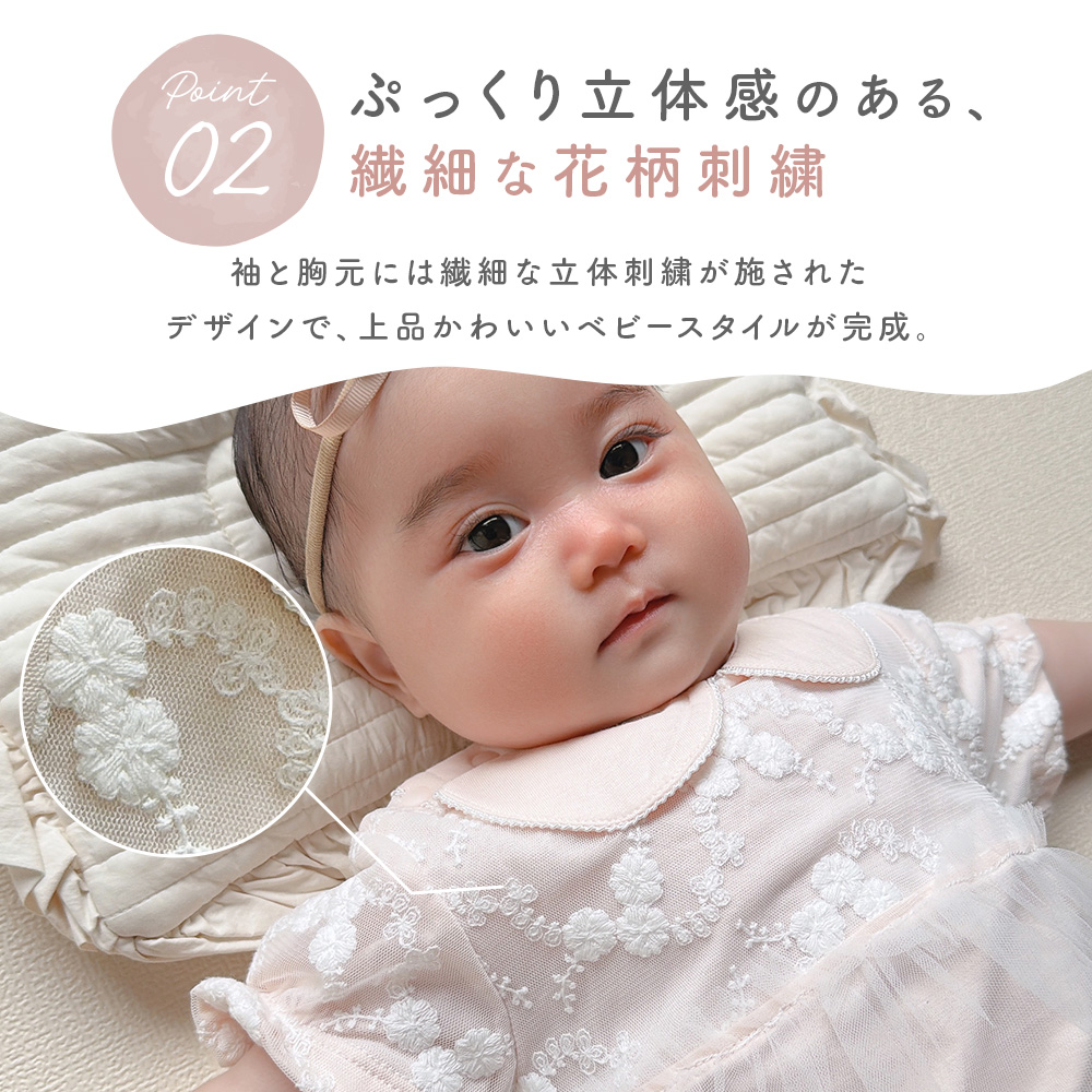 ベビー ワンピース 女の子 66 73 80 ベビー服 新生児 春 夏 春夏 肌着
