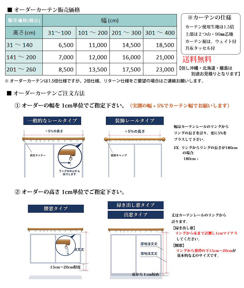 蓬_様　オーダーページ カーテン ドレープ (幅101〜200cm×高さ31〜140cm) オーダー 遮光 防炎