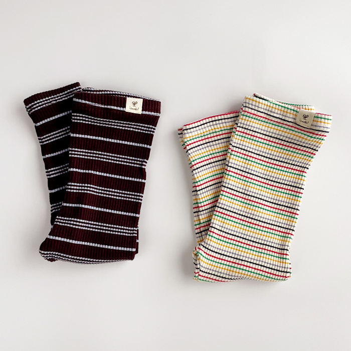 ボーダーリブレギンス