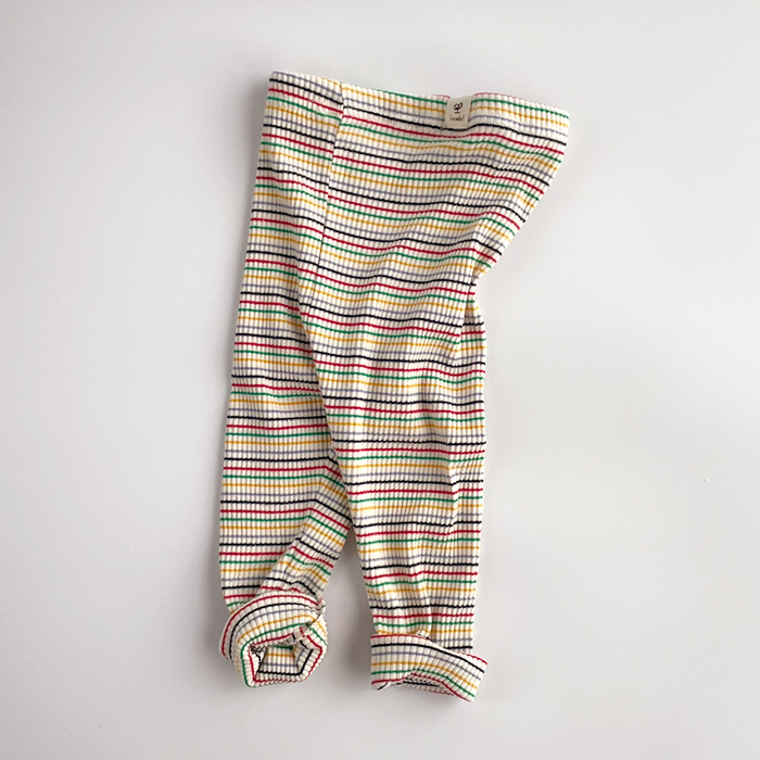 ボーダーリブレギンス