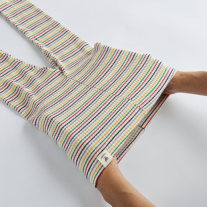 ボーダーリブレギンス