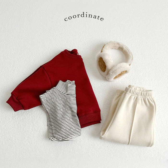 韓国子供服 フェイクハイネック