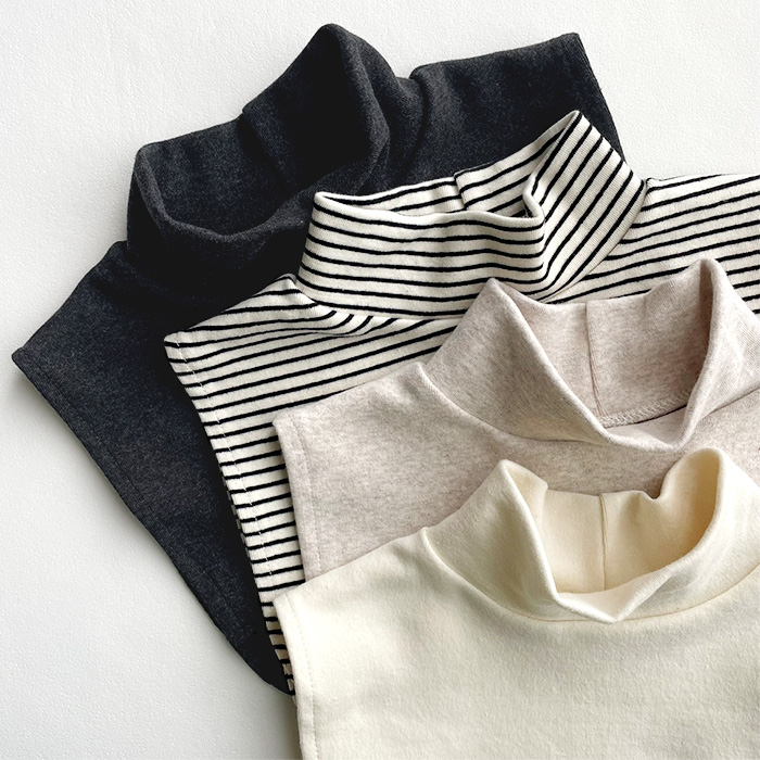 韓国子供服 フェイクハイネック