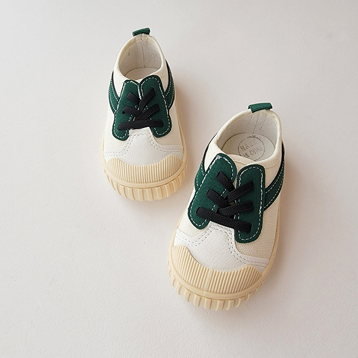 スニーカー ベビー キッズ 靴 ゴム紐 セカン...の詳細画像2
