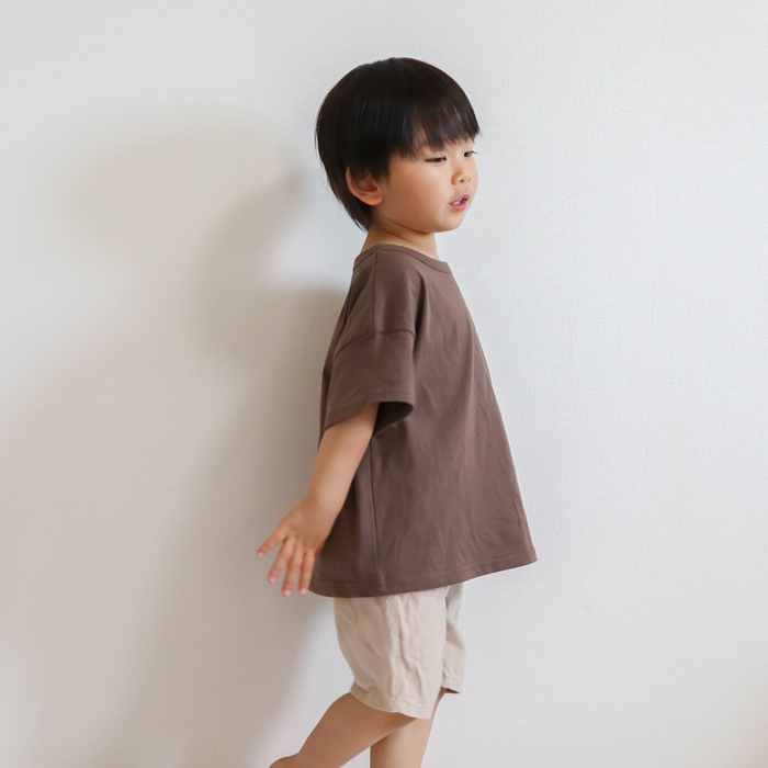 半袖tシャツ キッズ 子供服 ソフト無地 夏 ナチュラル 韓国 子供服 90cm 100cm 110cm 120cm 130cm 送料無料 韓国子供服 マリンキャッスル｜marinecastle｜06