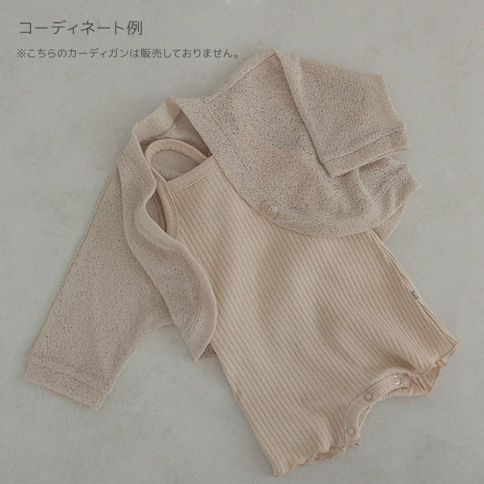 ロンパース キャミソール 韓国子供服 リブ素材 BABY ベビー服 おしゃれ 