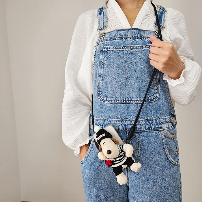 スマホショルダー ぬいぐるみ 犬 ショルダー付き スマホケーススマホ