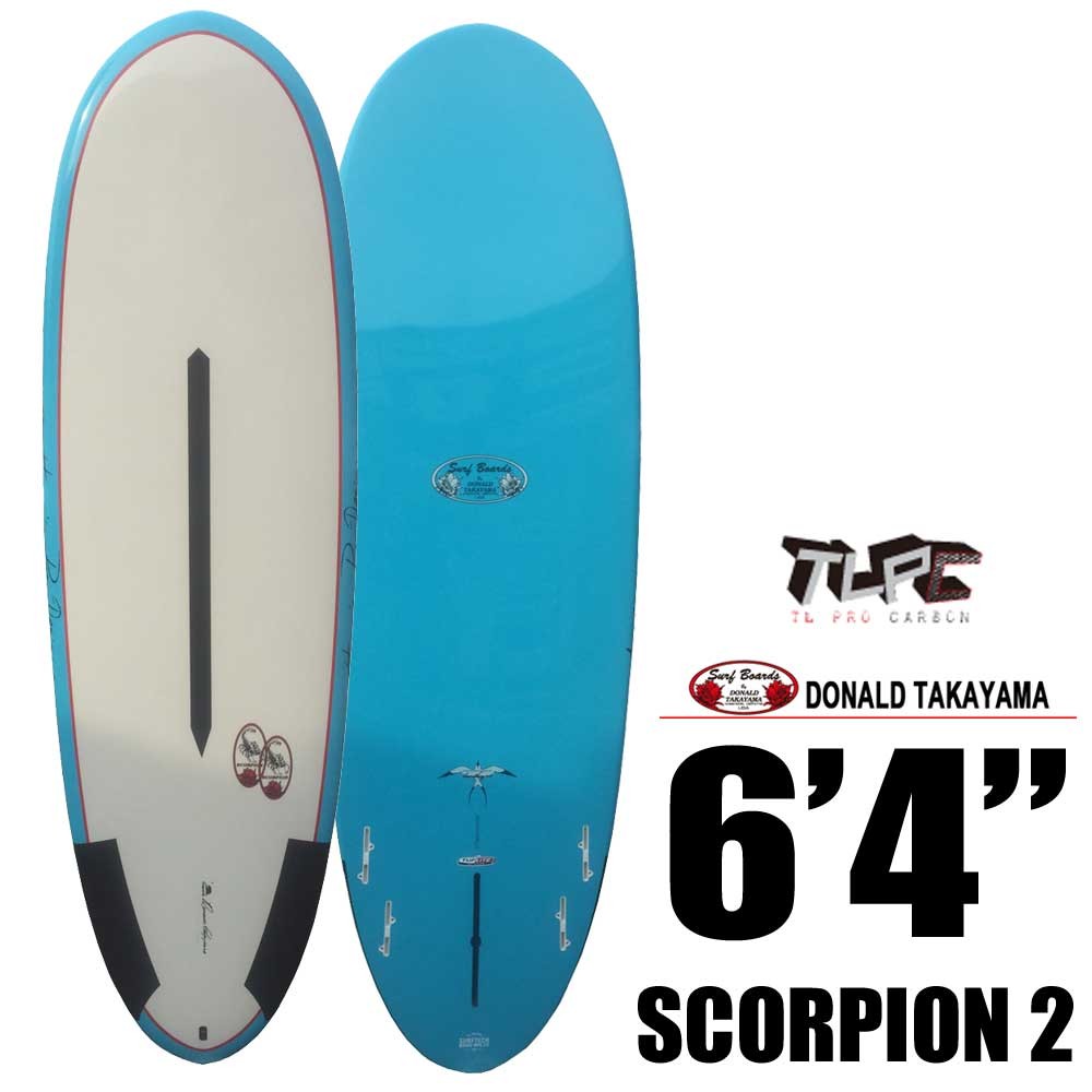 Hawaiian Pro Designs ドナルドタカヤマ　SURFTECH　SCORPION 2　64/ハワイアンプロデザイン　サーフテック　スコーピオン Hawaiian 2　64/ハワイアンプロデザイン　サーフテック　スコーピオン