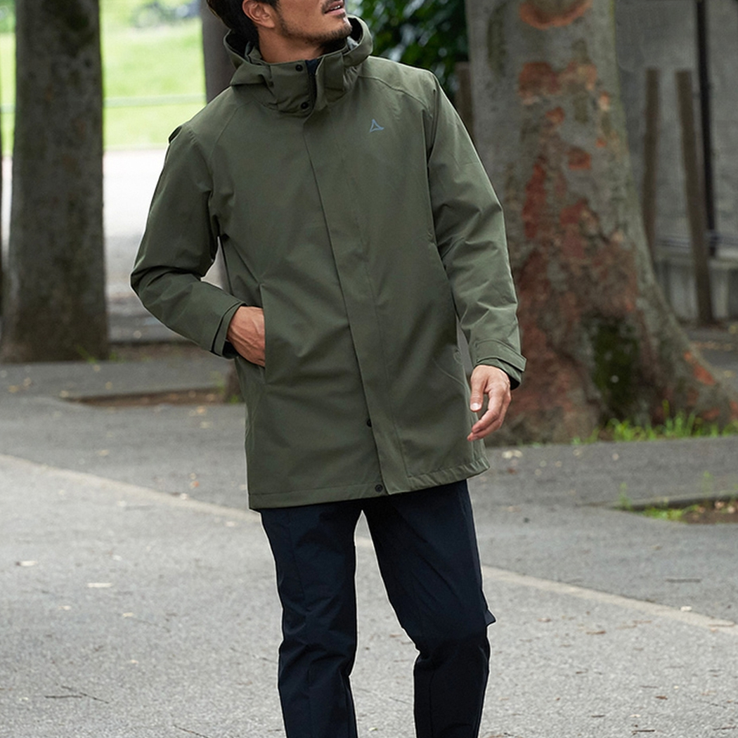 ショッフェル Schoffel オールウェザー ジャケット メンズ アウター ジャケット 防水 防風 ストレッチ レインコート レインジャケット 通勤  8021259 66 91