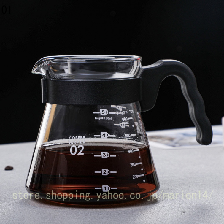美味しくドリップ しかもコンパクトなコーヒーサーバー 耐熱 ガラス コーヒー ドリッパー おしゃれ サーバー ドリップイン 食器洗浄機対応 電子レンジ対応｜marion14｜02