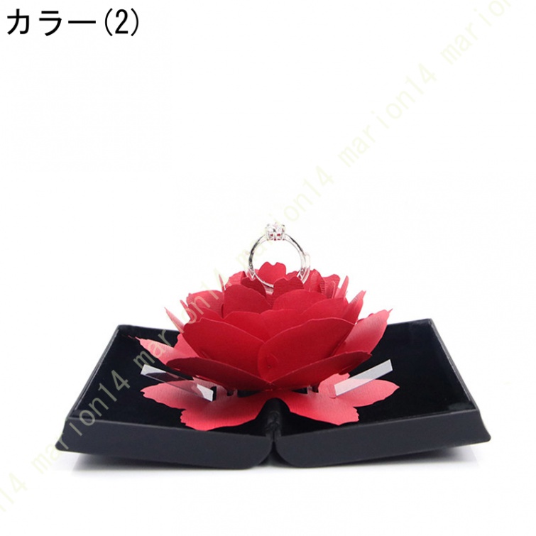 リングケース 指輪ケース プロポーズ リングケース 指輪 ケース ジュエリーケース アクセサリーケース 花 フラワー バラ 薔薇 ローズ サプライズ プレゼント |  | 02