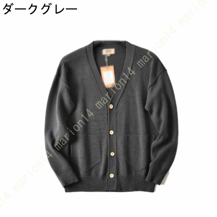 カーディガン メンズ カーデ レディース 秋 秋服 vネック ビジネス