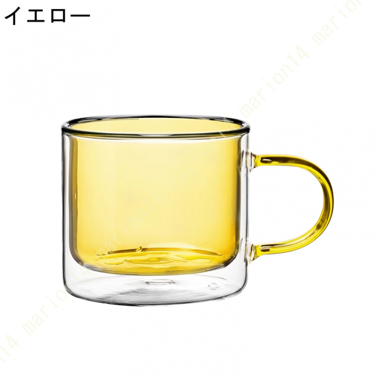 マグカップ ガラス コーヒーカップ 二重ガラスカップ ステンドグラス 耐熱 2層手吹き製作 マグ グラス かわいい 可愛い レトロ カラーグラス コップ カップ |  | 05