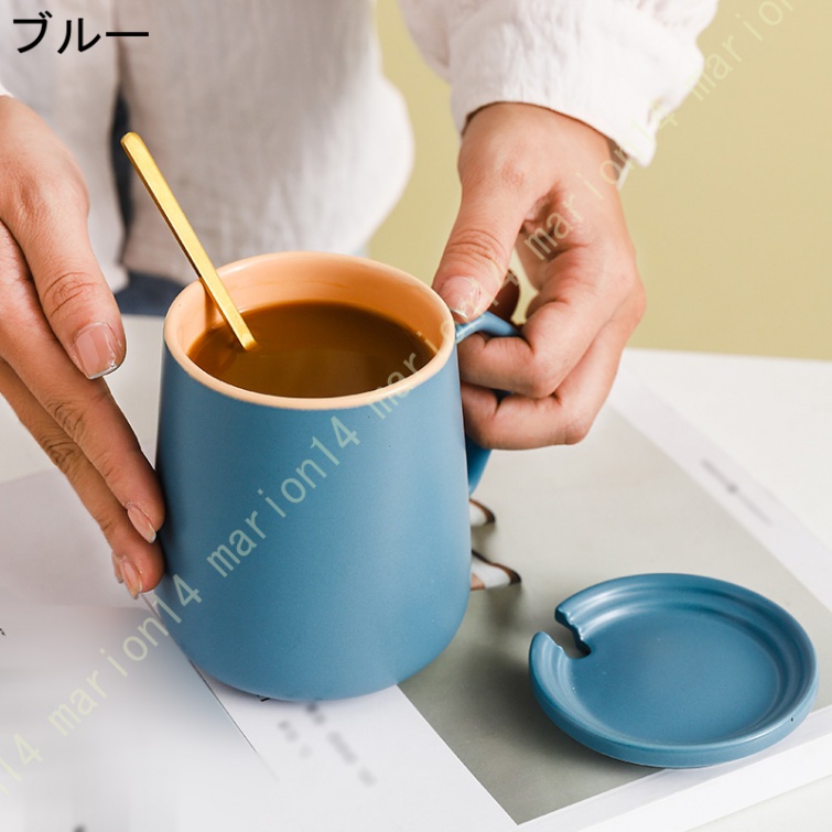 マグカップ 北欧 食器 おしゃれ 陶器 コーヒーカップ ティーカップ スープカップ マグ カップ コップ 500ml マット 結婚祝い ギフト コーヒー シンプル 器｜marion14｜02