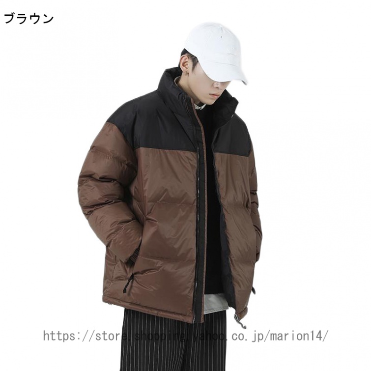 日本製 中綿コート 保温 ダウンコート メンズ コート フード付き 中綿