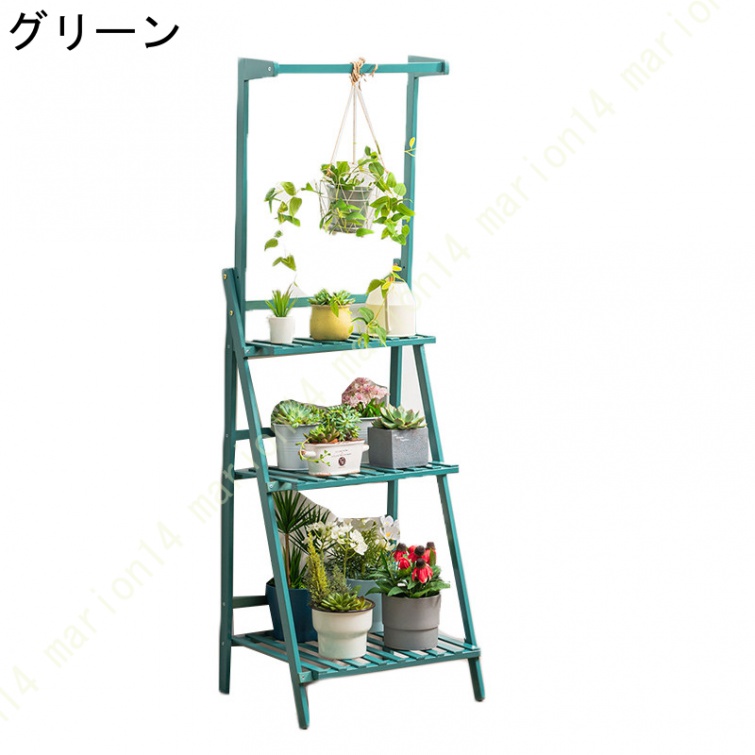 フラワースタンド ガーデンラック 室内 屋外 園芸ラック フラワーラック 木製スタンド 花棚 植物棚 盆栽棚 多肉植物棚 多機能収納ラック 花台 鉢置きス |  | 03