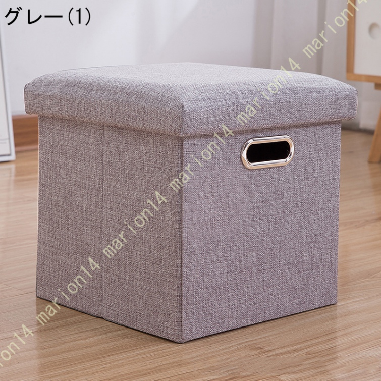 収納スツール ふた付き 座れる 折りたためる オットマン 収納ボックス 椅子 かんたん組立 おしゃれ 収納ベンチ 収納ボックス 多機能 折り畳み可能 踏み台 |  | 01