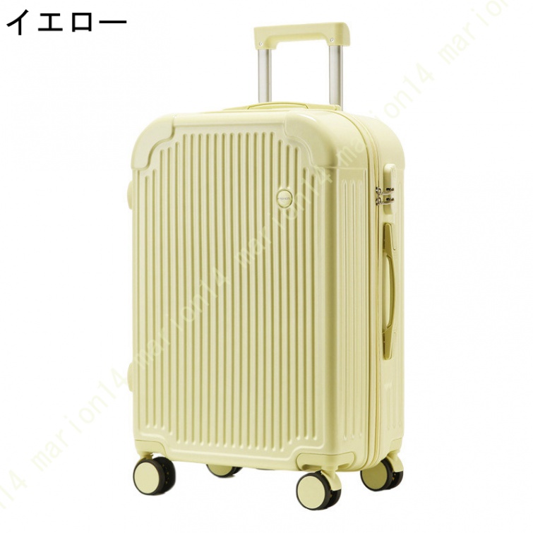 超軽量 Mサイズ スーツケース キャリーバッグ 出張 静音 キャリーケース ハードケース 旅行 かわいい 可愛い おしゃれ スーツケース キャリーケース Mサイズ｜marion14｜03