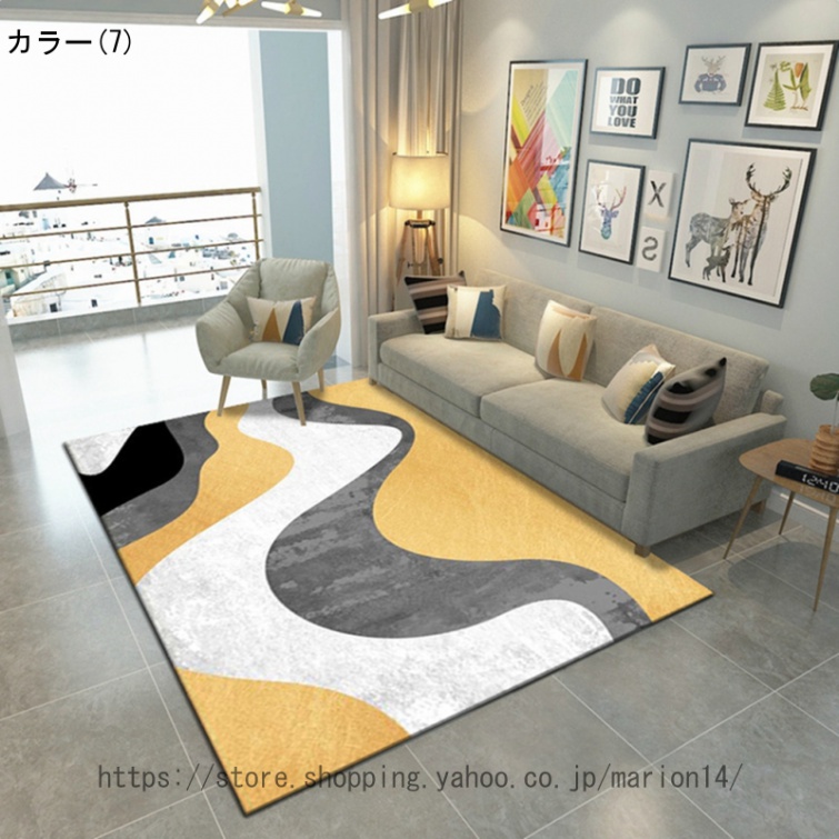 ラグマット おしゃれ ラグ 洗える 北欧 柄 掃除易い デザイン 大きい サイズ カーペット カラフル 可愛い 幾何学 子供部屋 滑り止め 洗濯 洗濯機 長方形 通年 |  | 07