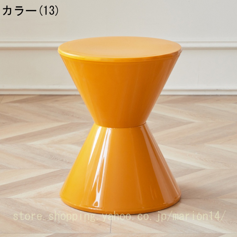 ジグザグスツール サイドテーブル チェア スツール サイドテーブル 花台 プランターベース 椅子 プラスチック 円形 腰掛 背もたれなし カラフル 低め リビング |  | 13
