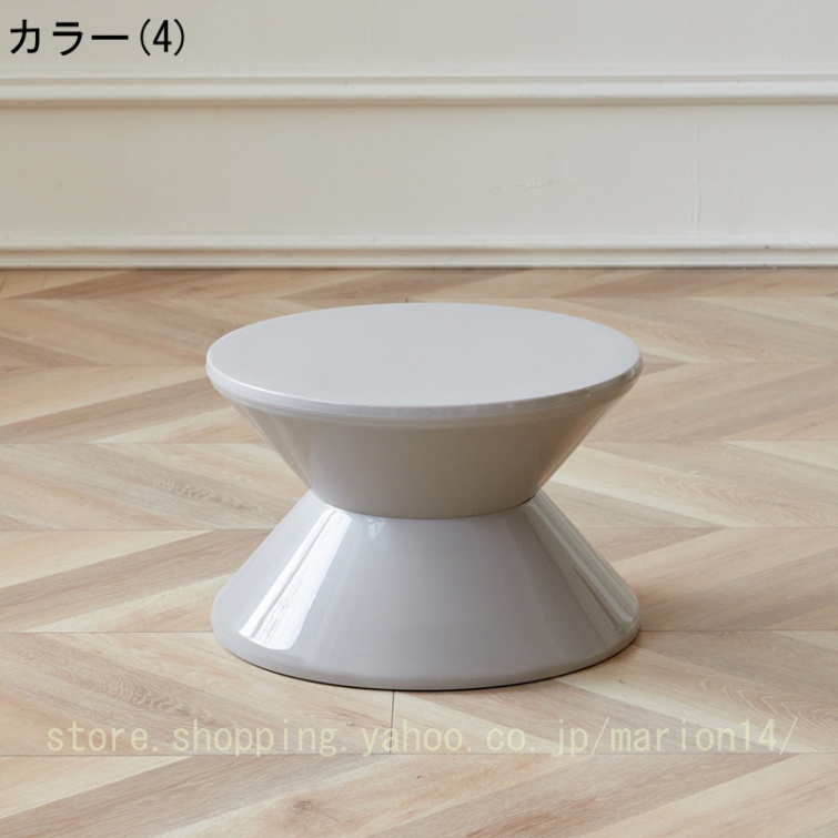 ジグザグスツール サイドテーブル チェア スツール サイドテーブル 花台 プランターベース 椅子 プラスチック 円形 腰掛 背もたれなし カラフル 低め リビング |  | 04